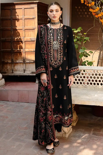 3 Piece - Unstitched Fully Embroided Dhanak Fabric RM-650